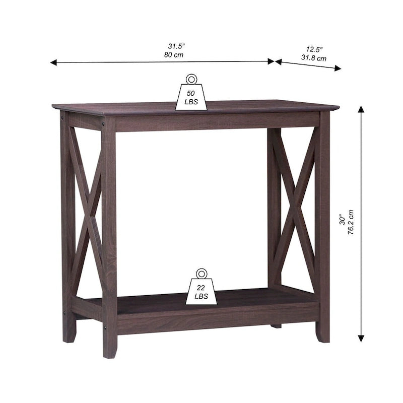 Tavolo console in stile rustico moderno Saint Birch Lambert