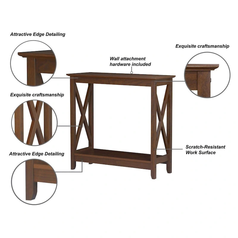 Tavolo console in stile rustico moderno Saint Birch Lambert
