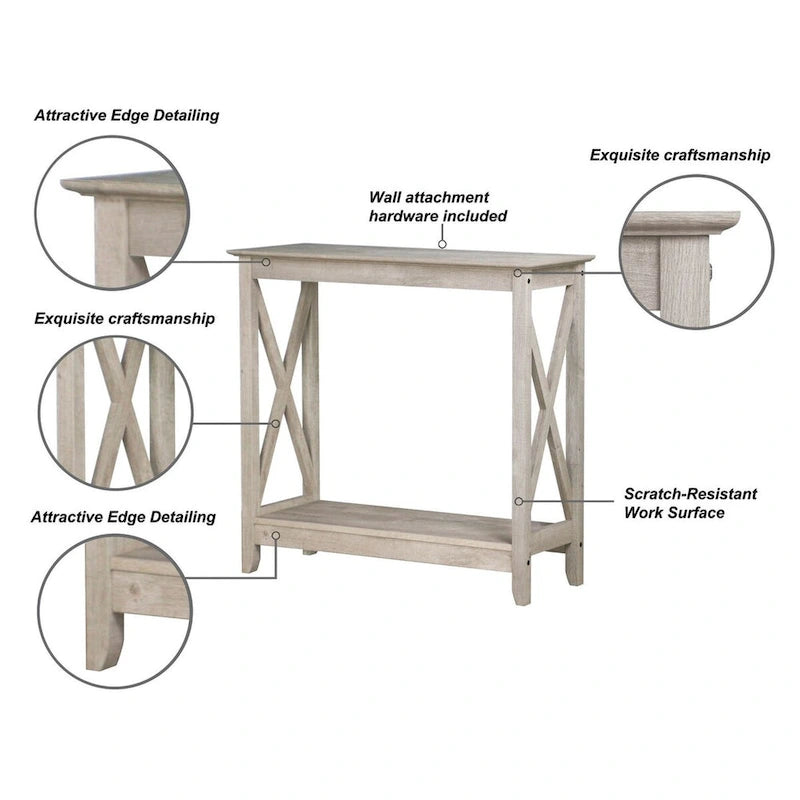 Tavolo console in stile rustico moderno Saint Birch Lambert