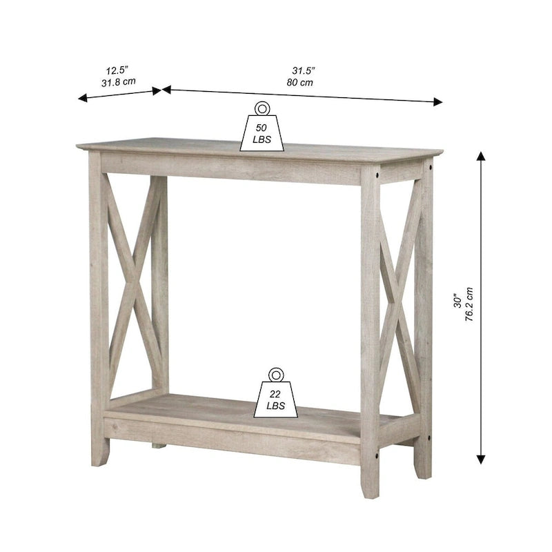 Tavolo console in stile rustico moderno Saint Birch Lambert