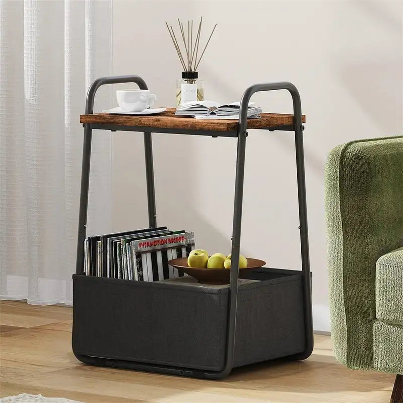 Set di 2 Tavolini Laterali - 16,93P x 14,57L x 24,02A