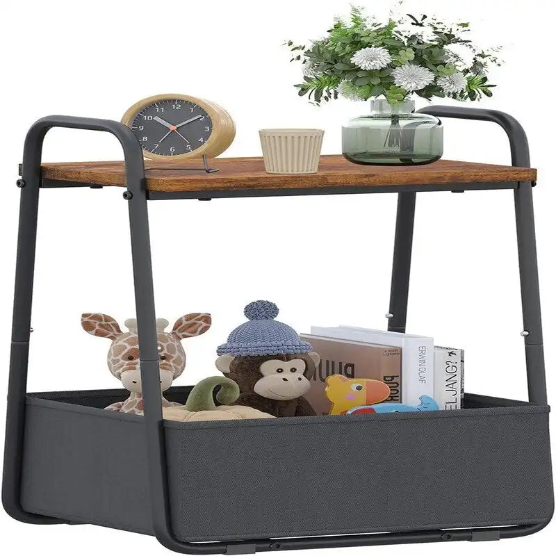 Set di 2 Tavolini Laterali - 16,93P x 14,57L x 24,02A