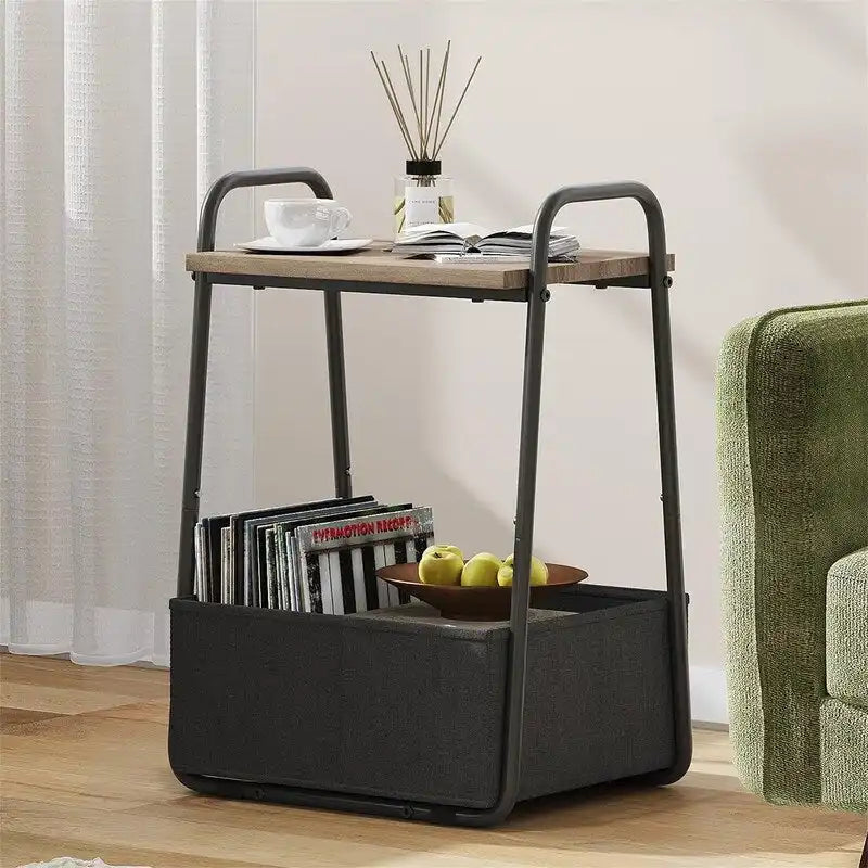 Set di 2 Tavolini Laterali - 16,93P x 14,57L x 24,02A