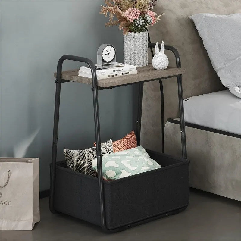 Set di 2 Tavolini Laterali - 16,93P x 14,57L x 24,02A