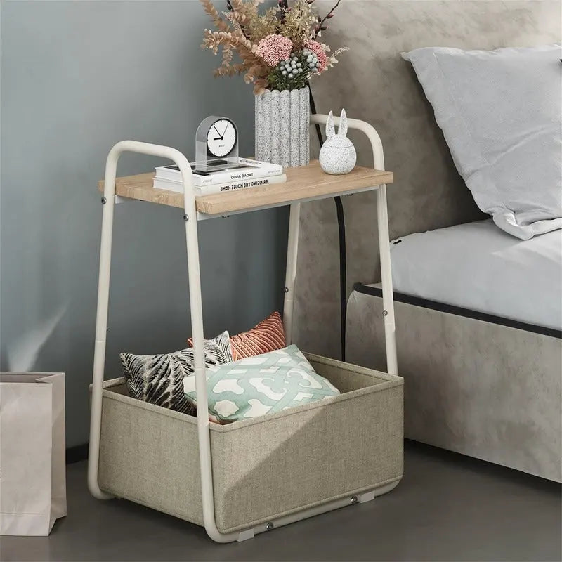 Set di 2 Tavolini Laterali - 16,93P x 14,57L x 24,02A