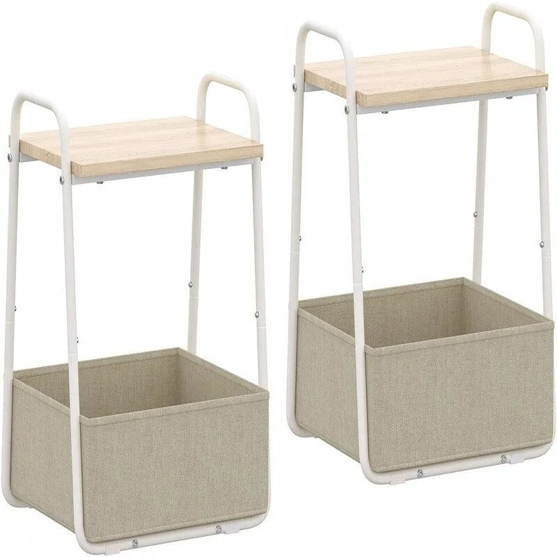 Set di 2 Tavolini Laterali - 16,93P x 14,57L x 24,02A