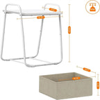 Set di 2 Tavolini Laterali - 16,93P x 14,57L x 24,02A