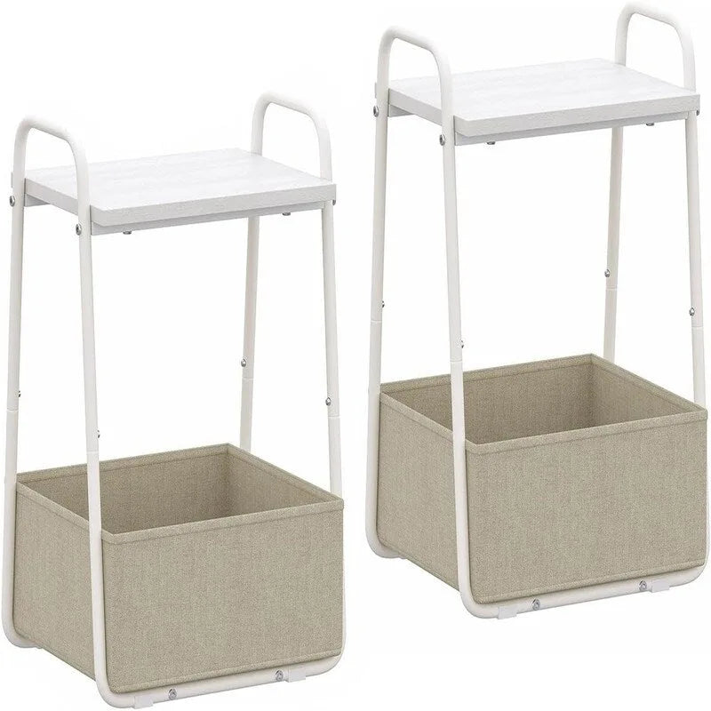 Set di 2 Tavolini Laterali - 16,93P x 14,57L x 24,02A