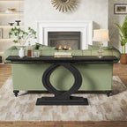 59 Inch Console Table for Entryway, White Farmhouse Sofa Tables for Living Room