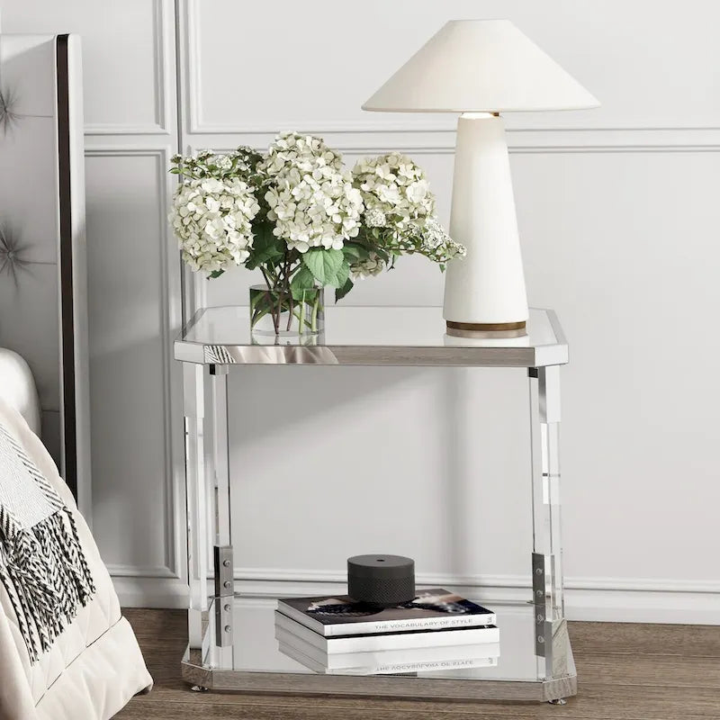 Glass Side Table