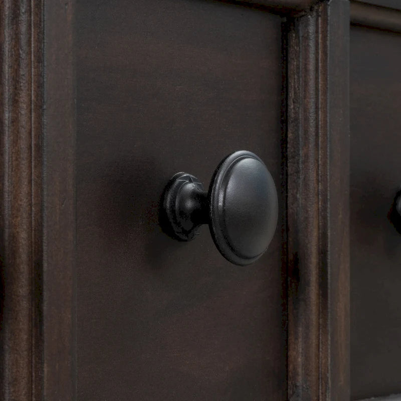 Tavolo Consolle Rustico per Ingresso, Tavolino da Divano da 60 pollici con due Cassetti di Diverse Dimensioni e Ripiano Inferiore per Riporvi Oggetti
