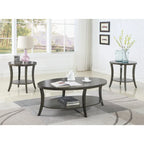 3-Piece Coffee Table Set with Shelf