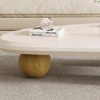 51 Moderno Tavolino da Caffè in Legno con 3 gambe a sfera
