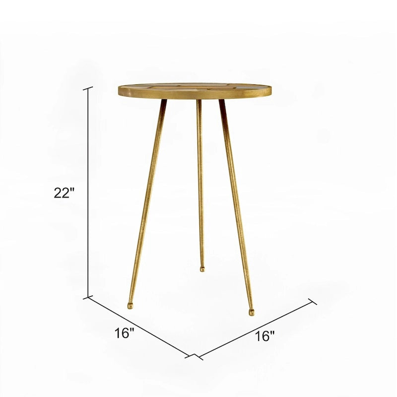 Tavolino rotondo Atonvale - 56 A x 41 L x 41 P cm