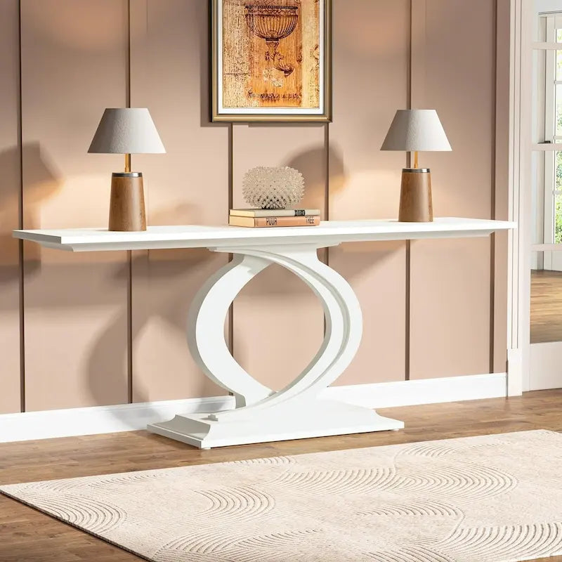 Console étroite de 150 cm pour entrée, couloir ou derrière un canapé