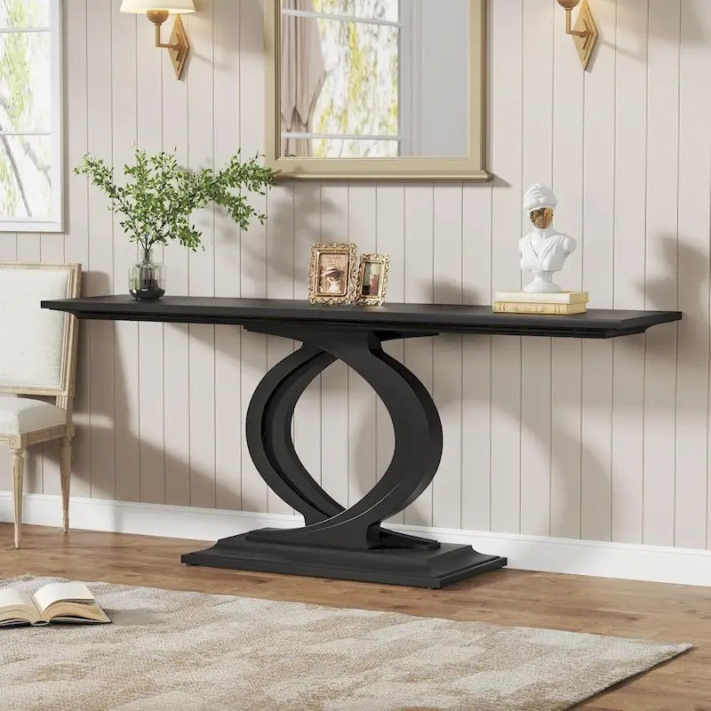 Console étroite de 150 cm pour entrée, couloir ou derrière un canapé