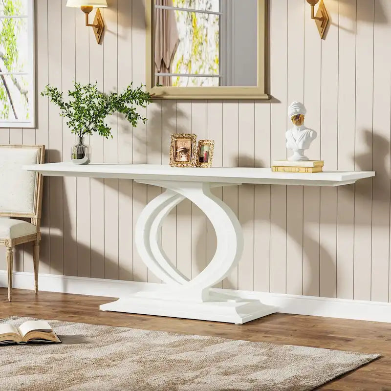 Console étroite de 150 cm pour entrée, couloir ou derrière un canapé
