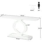 Console étroite de 150 cm pour entrée, couloir ou derrière un canapé