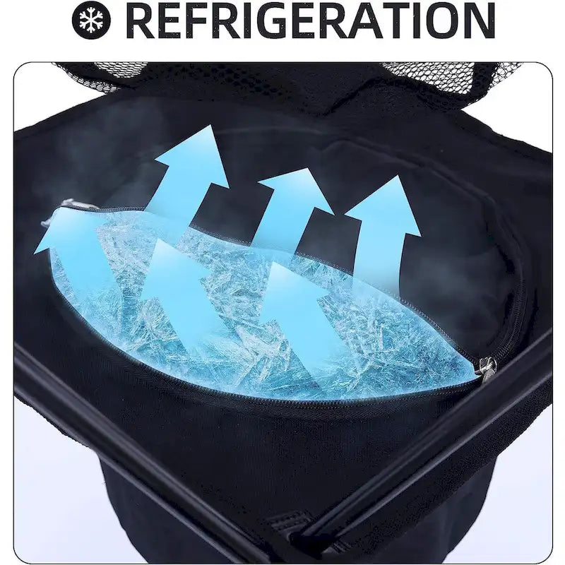 Tavolo da campeggio con borsa termica, Tavolo da tailgating, Tavolo da spiaggia, Tavolo portatile, Ultraleggero compatto con borsa per il trasporto per esterni