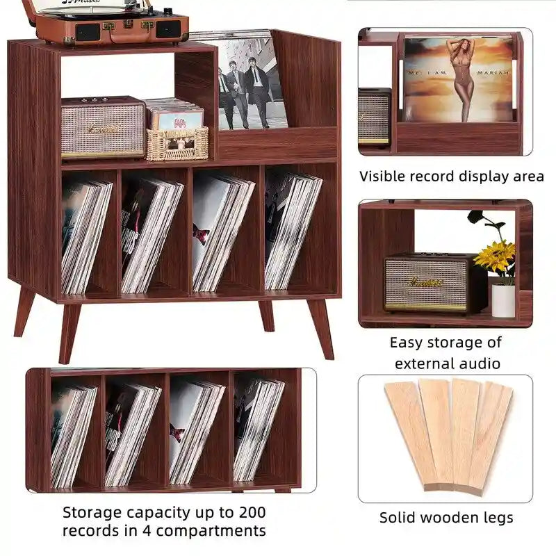 Mobile portadischi grande - 15,75P x 31,5L x 32,52A