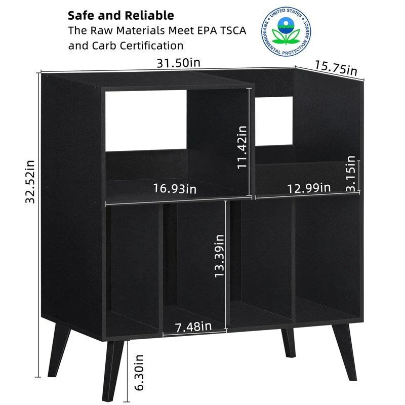 Mobile portadischi grande - 15,75P x 31,5L x 32,52A