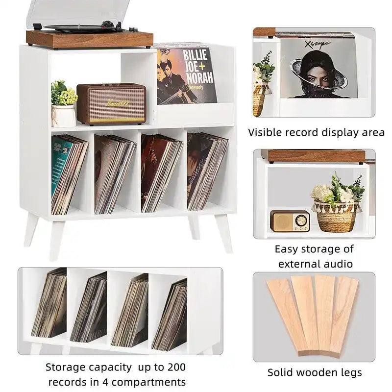 Mobile portadischi grande - 15,75P x 31,5L x 32,52A