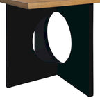 Tavolino da caffè rettangolare in legno contemporaneo 47