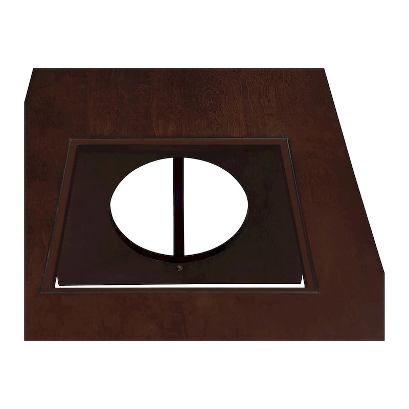 Tavolino da caffè rettangolare in legno contemporaneo 47