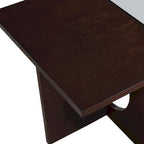 Tavolino da caffè rettangolare in legno contemporaneo 47