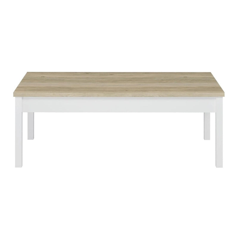 Hudson Antique Pine and White 3-piece Coffee Table Set
