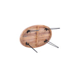 Tavolino da cocktail pieghevole in legno di recupero per il tuo salotto
