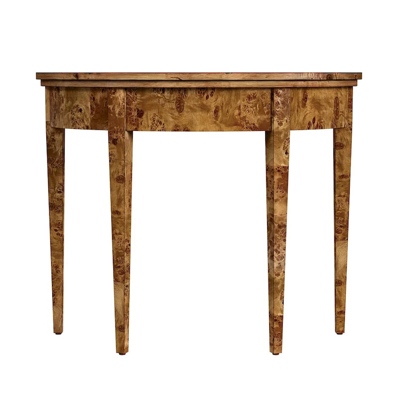 Console Demiluna Hampton Burl 36