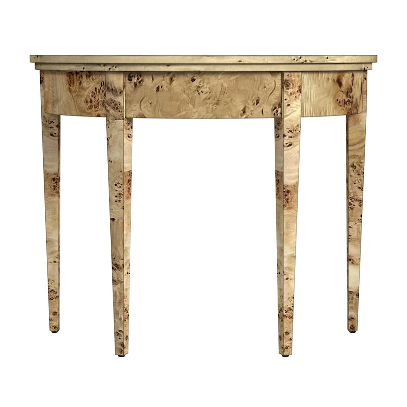 Console Demiluna Hampton Burl 36