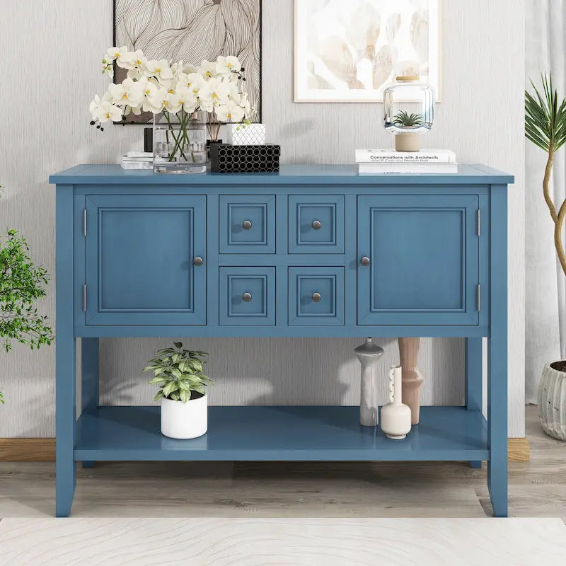 Credenza a buffet con ripiano inferiore