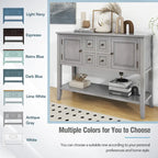 Credenza a buffet con ripiano inferiore