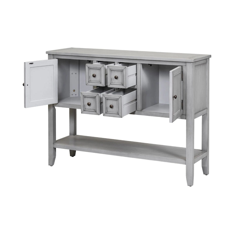 Credenza a buffet con ripiano inferiore