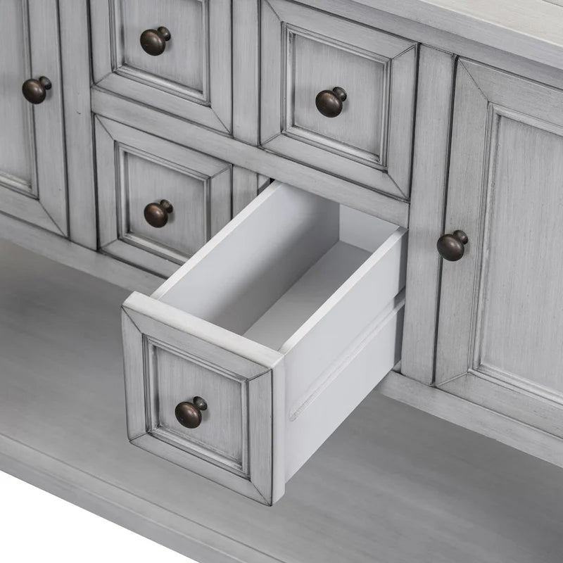 Credenza a buffet con ripiano inferiore