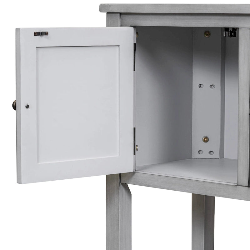 Credenza a buffet con ripiano inferiore