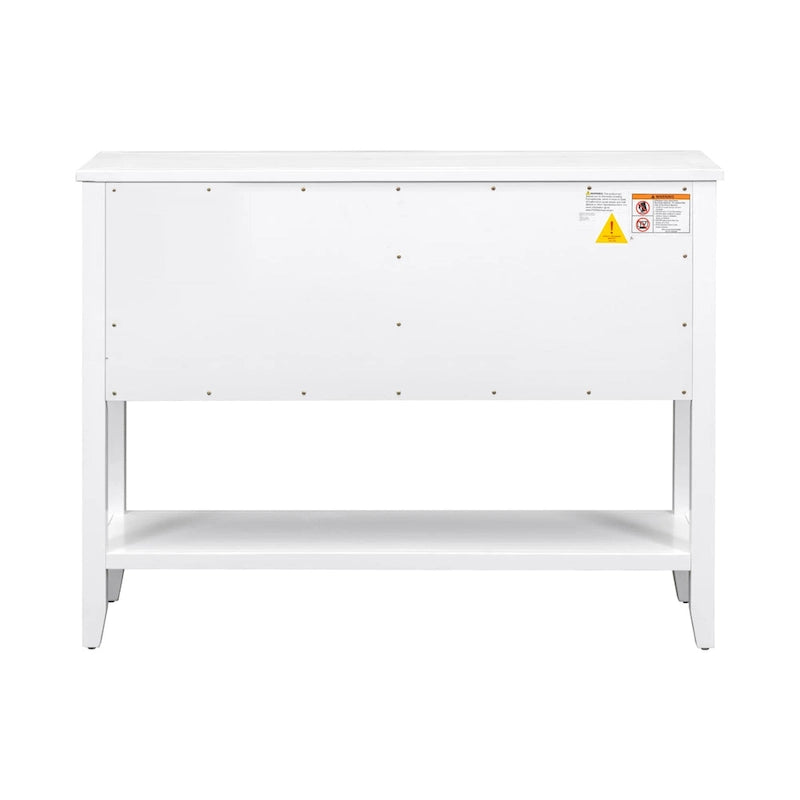 Credenza a buffet con ripiano inferiore