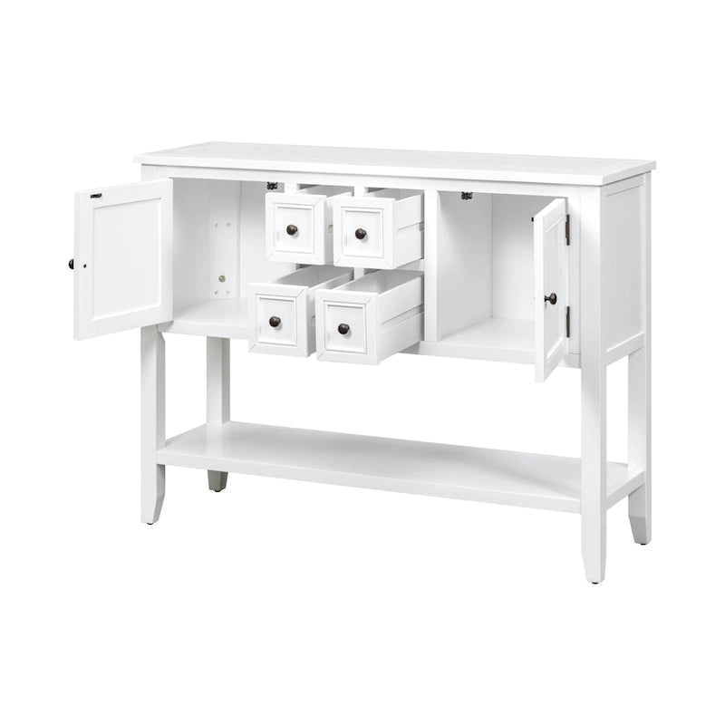 Credenza a buffet con ripiano inferiore