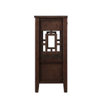 Tavolo Consolle in Legno Tavolino da Divano d'Ingresso con 4 Cassetti e 1 Ripiano Contenitore per Ingresso Soggiorno Camera da Letto