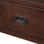 Tavolo Consolle in Legno Tavolino da Divano d'Ingresso con 4 Cassetti e 1 Ripiano Contenitore per Ingresso Soggiorno Camera da Letto