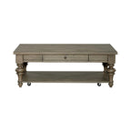 Set tavolino da salotto 3 pezzi Americana Farmhouse Dusty Taupe