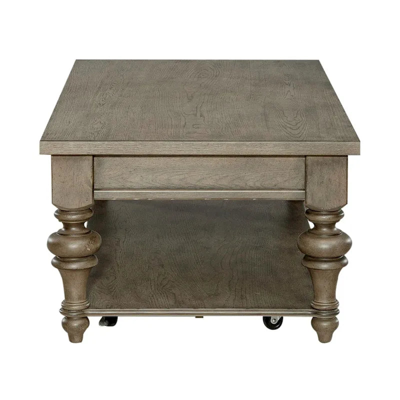 Set tavolino da salotto 3 pezzi Americana Farmhouse Dusty Taupe