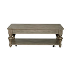 Set tavolino da salotto 3 pezzi Americana Farmhouse Dusty Taupe