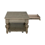 Set tavolino da salotto 3 pezzi Americana Farmhouse Dusty Taupe