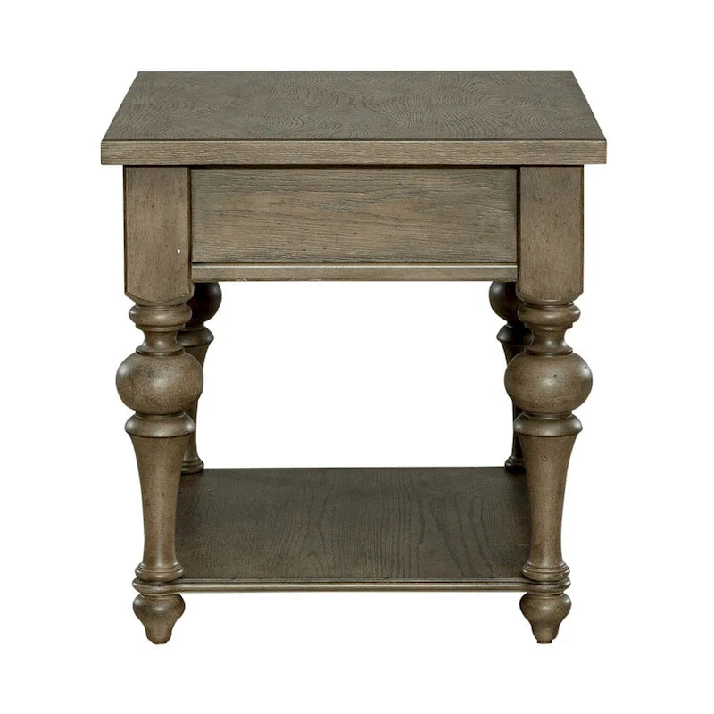 Set tavolino da salotto 3 pezzi Americana Farmhouse Dusty Taupe
