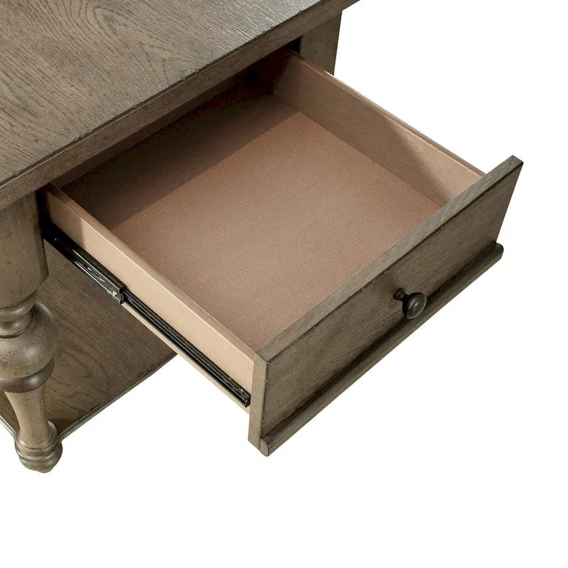 Set tavolino da salotto 3 pezzi Americana Farmhouse Dusty Taupe