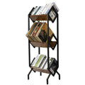 Portadischi in Vinile a 3 Ripiani - 14.2P x 16.1L x 50A