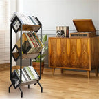 Portadischi in Vinile a 3 Ripiani - 14.2P x 16.1L x 50A